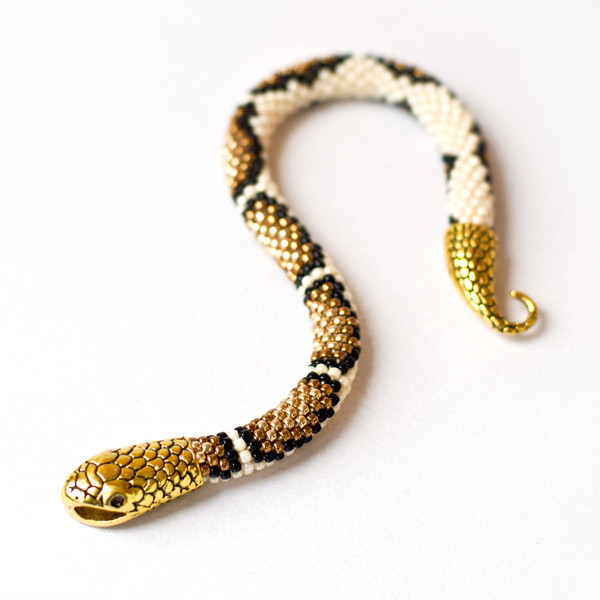 Brown snake bracelet