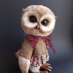 Irma. Teddy owl toy