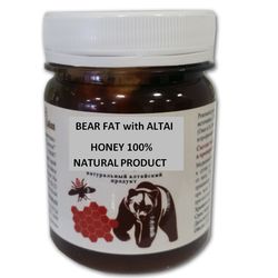 Bear Fat with Altai Honey 250 ml ( 8.45 oz)