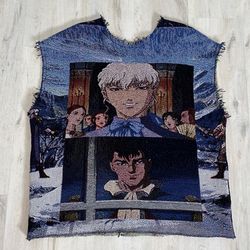 Anime "Berserk" Griffith vs Guts - Tapestry Reversible Vest