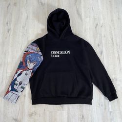 Tapestry Anime Hoodie - Evangelion Rei Ayanami