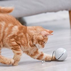 Smart Interactive Self-Rotating Cat Toy Ball