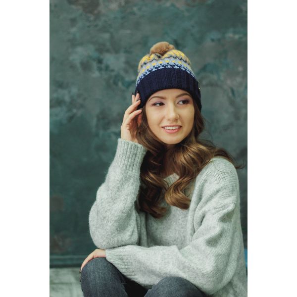 Warm-knitted-blue-handmade-hat-4