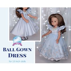 Paola Reina clothes, Silk dress, shoes, underwear, tulle skirt, Paola Reina dress, 13 inch doll clothes, Doll clothing