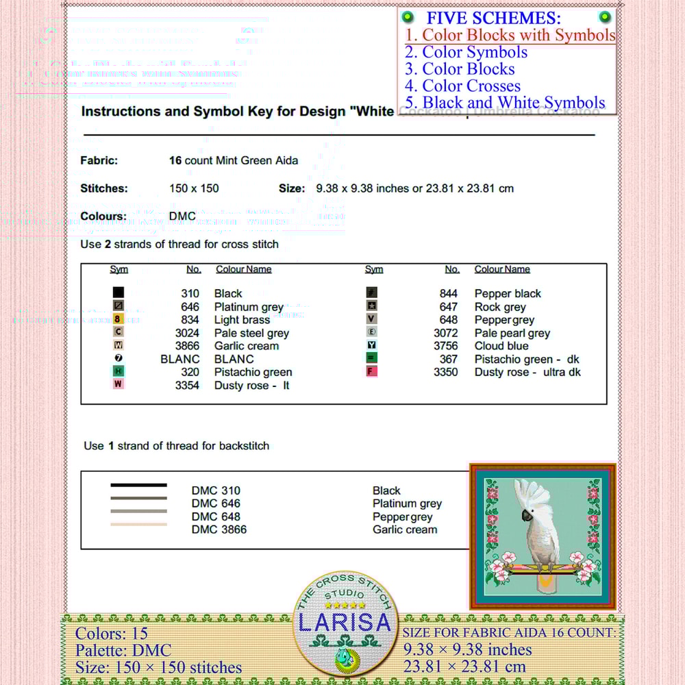 Cross stitch pattern