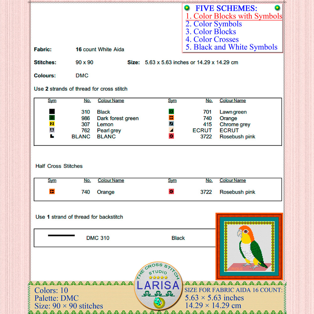 Cross stitch pattern