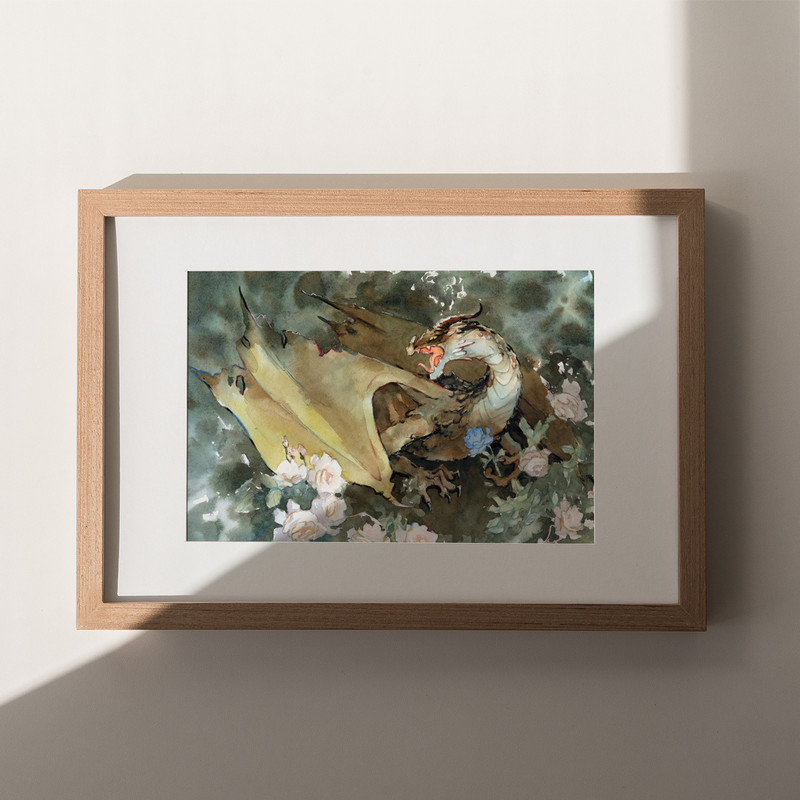 дракон с голубой розой1.jpg