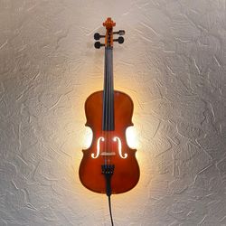 Violin lamp, wall sconce