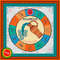 Aquarius cross stitch pattern