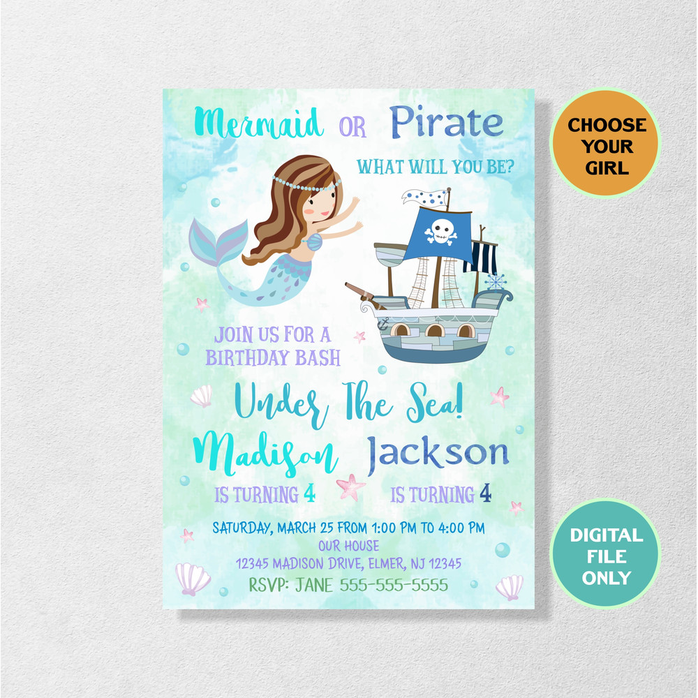 80 Mermaid Pirate Invitation TWIN.jpg
