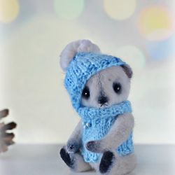 Tati Bear 10 cm bear panda miniature little bear teddy bear, teddy miniature, for dolls, for blythe, doll toy, fur doll