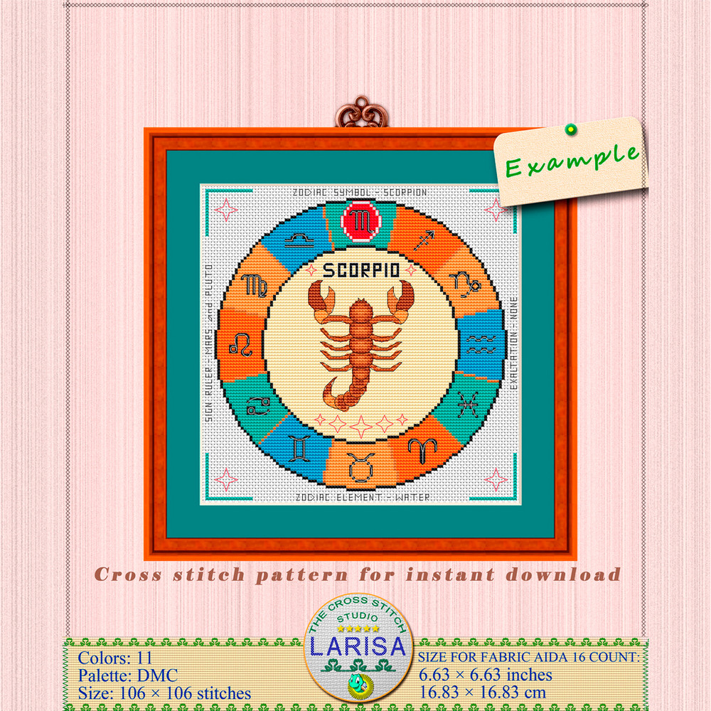 Sign of scorpio