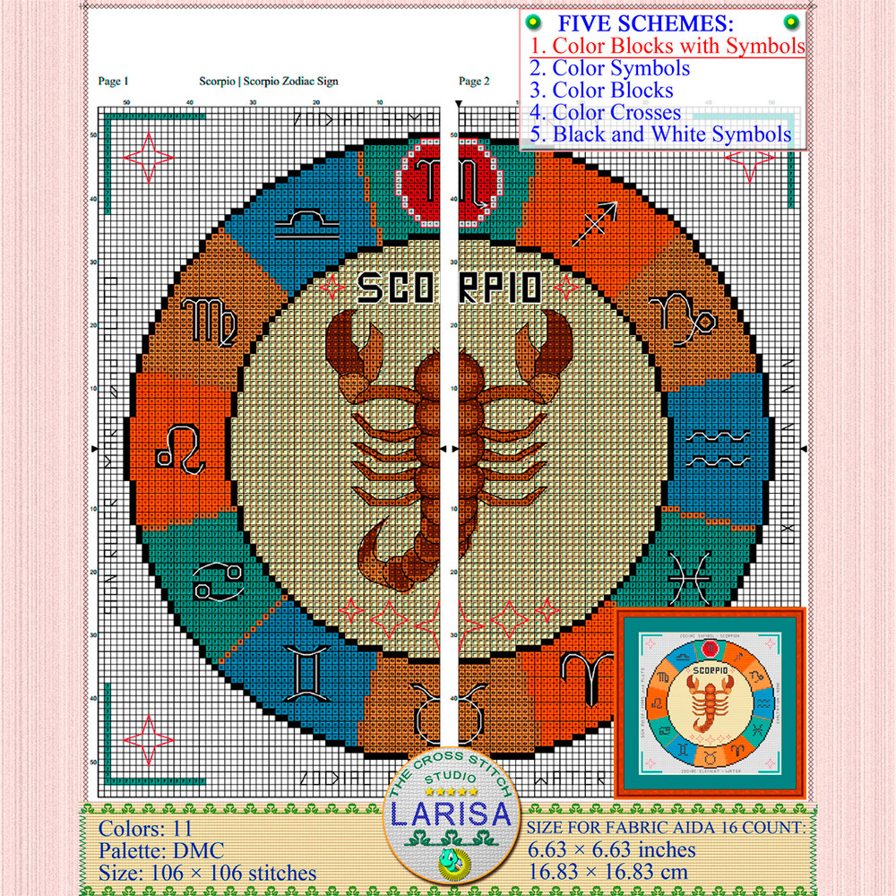 Cross stitch pattern