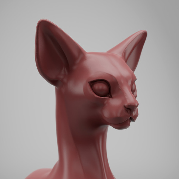 Scale cat abissian stl cncfile 3dprintfile.jpg