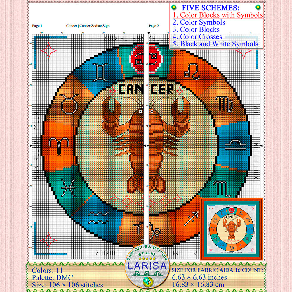 Cross stitch pattern