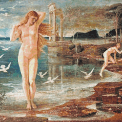 PDF Counted Vintage Cross Stitch Pattern | The Renaissance of Venus | Walter Crane 1877 | 3 Sizes