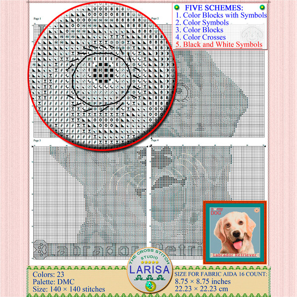Doggy Cross Stitch Pattern