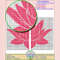 Lotus Flower Cross Stitch Pattern