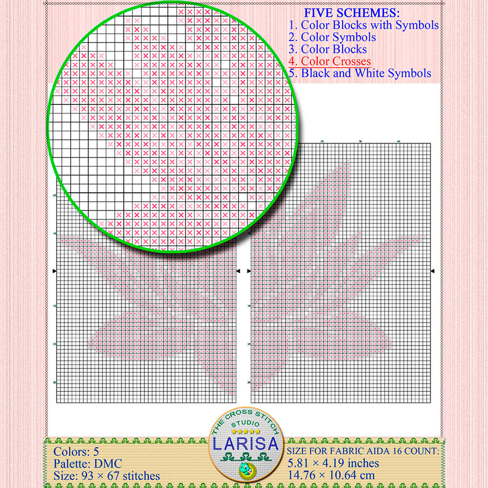 Flower Cross Stitch Pattern