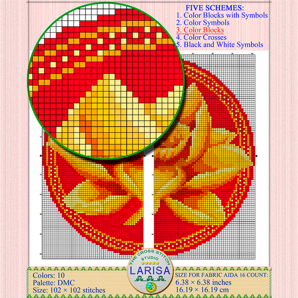 Padma Cross Stitch Pattern