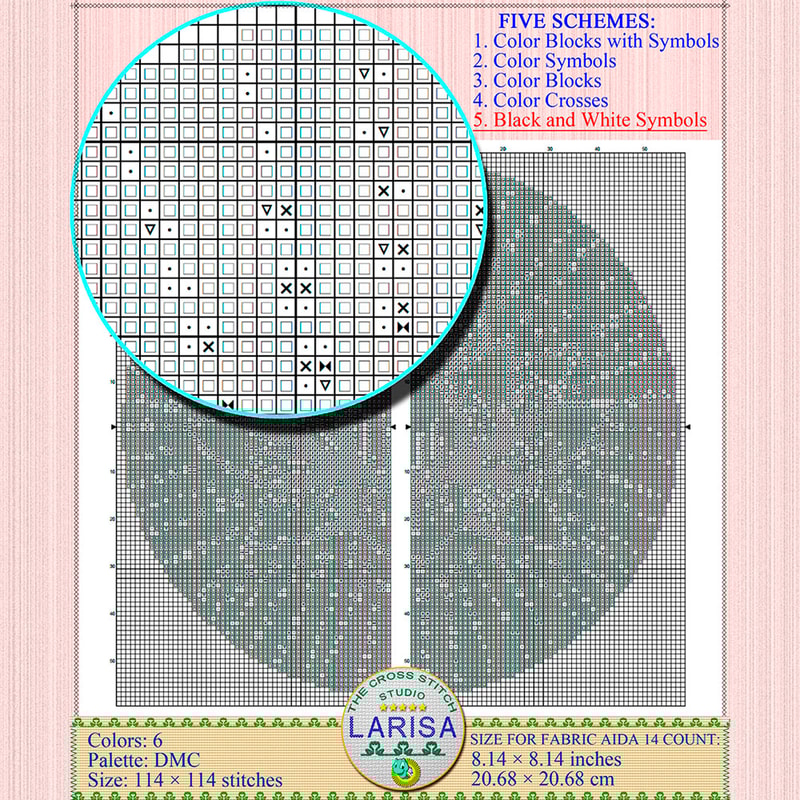 Lotus Cross Stitch Pattern