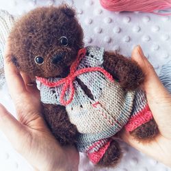 Beautiful teddy bear/ Best bear/Handmade teddy bear/Stuffed toy bears/Cute bear