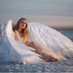 angel wings, angel wings costume, white angel wings, wings cosplay, photo props
