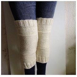WOOL MIXTURE Handmade Knitted Kneepads | Knee Warmer | Therapeutic for the Knee