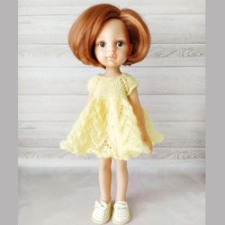 Dress for Paola Reina, clothes for a doll 13 inches