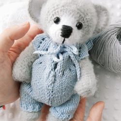 Teddy koala bear/ little teddy bear/ beautiful koala/ ooak plush koala/ fluffy teddy bear/ the best gift/ special bear