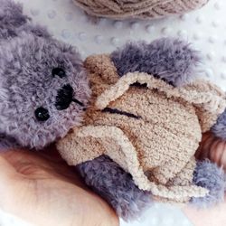 Cute teddy bear/ OOAK teddy bear/ Collectable bear/ Plush toy bear/ Stuffed totem/ Artist plush bear/ Handmade teddy