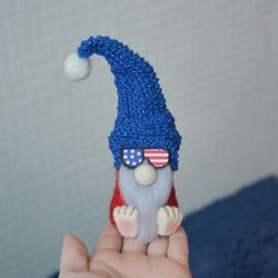 american gnome/usa gnome/patriotic gnome/4th of july gnome/american flag gnome