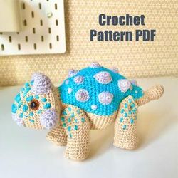Ankylosaurus Crochet Pattern Pdf file