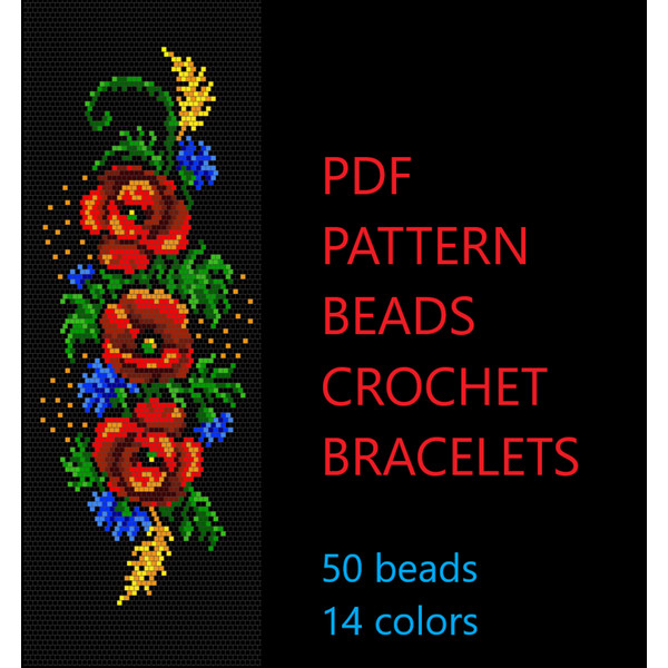 PDF Bead Crochet Pattern necklace