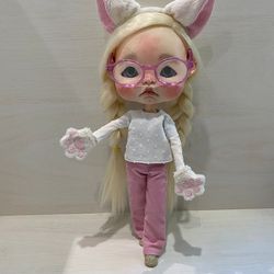 Blythe doll sculptural face