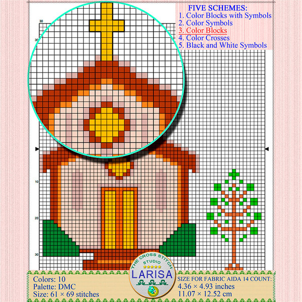 Christian cross stitch pattern