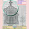 Church cross stitch pattern