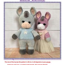 Crochet pattern donkeys