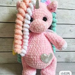 Pattern crochet unicorn