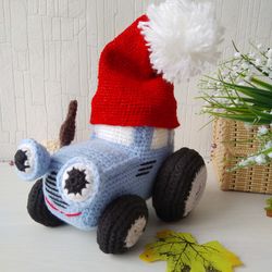 Blue tractor gifts, Holiday décor tractor, Birthday décor for kid room