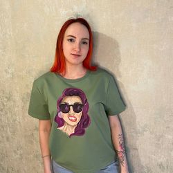 hand-painted t-shirt