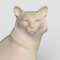 Front scale sitting cat stlfile 3dprintmodel cncmodel.jpg
