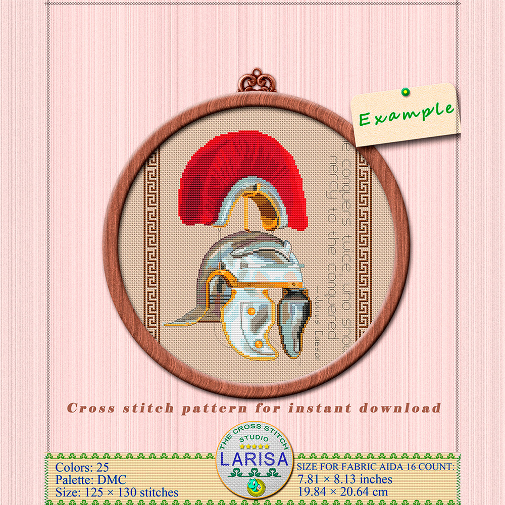 Roman centurion helmet