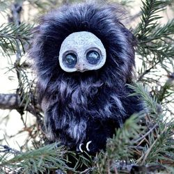 Fantastic Owl Adria 10 cm fantasy creature toy, creation doll, animal doll, fantasy beast, furry art, furry doll, push