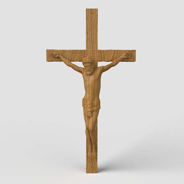 Wood catholiccross stl cncmodel 3dprintmodel.jpg