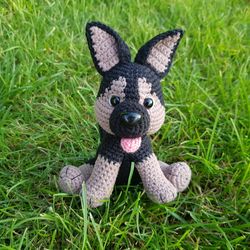 Dog German Shepherd, cute toy for children, soft toy