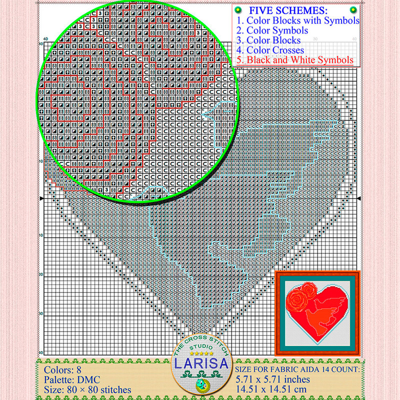 Happy Valentine’s Day pattern