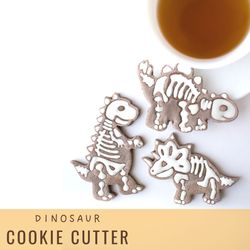 Dinosaur cookie cutters. Set 3 pcs.