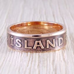 coin ring (iceland) aurar