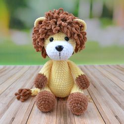 lion toy,handmade lion,stuffed lion,plush lion,toy lion,lion gift,birthday gift